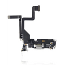 Charging Port Flex Kabel Kompatibel für iPhone 14 Pro (Premium) (Silver)
