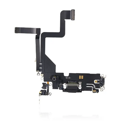 Charging Port Flex Kabel Kompatibel für iPhone 14 Pro (Premium) (Weltraum Schwarz)