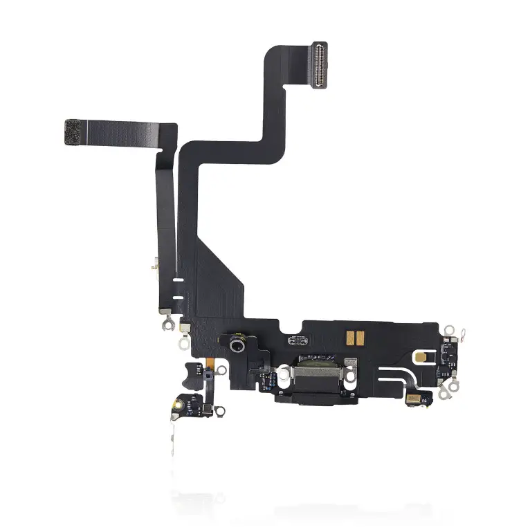 Charging Port Flex Kabel Kompatibel für iPhone 14 Pro (Premium) (Weltraum Schwarz)