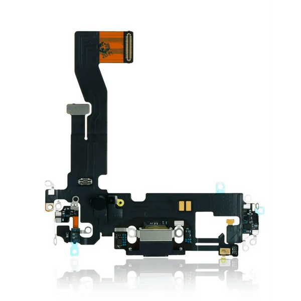 Charging Port Kabel - Ladebuchse - Ladebuchse Kompatibel für iPhone 12 / 12 Pro (Graphite) (Premium)