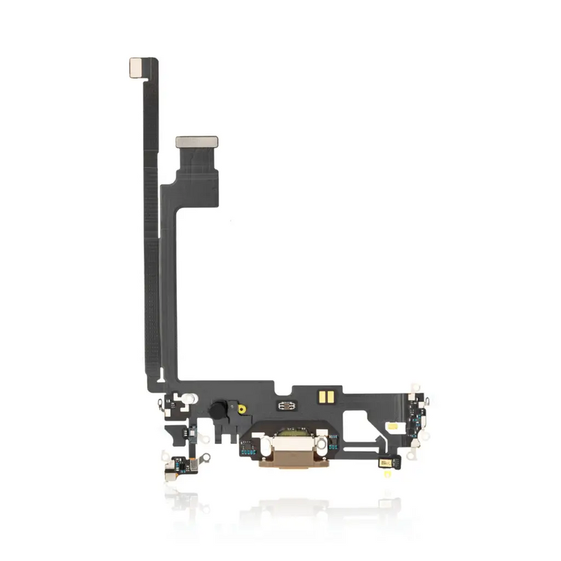 Charging Port Kabel - Ladebuchse - Ladebuchse Kompatibel für iPhone 12 Pro Max (Gold) (Premium)