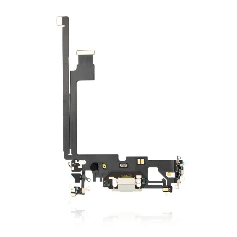 Charging Port Kabel - Ladebuchse - Ladebuchse Kompatibel für iPhone 12 Pro Max (Silber) (Premium)