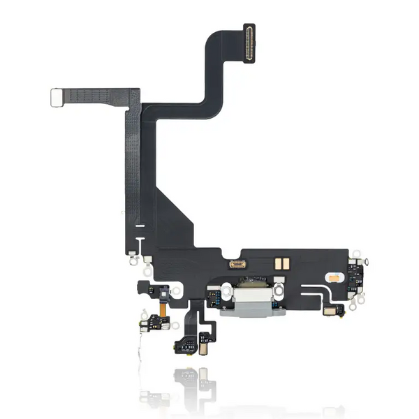 Charging Port Kabel - Ladebuchse Kompatibel für iPhone 13 Pro (Silber)