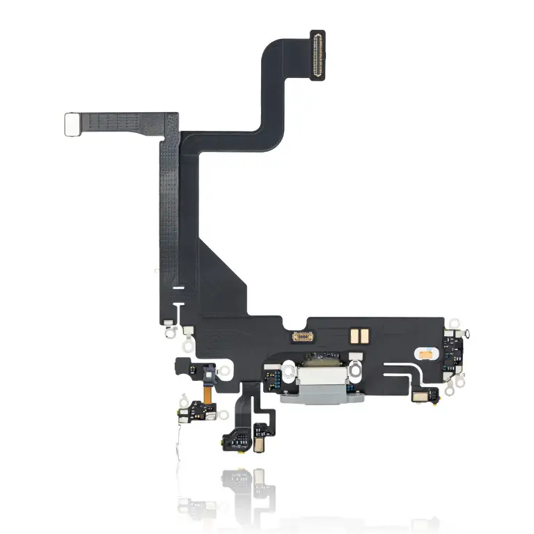 Charging Port Kabel - Ladebuchse Kompatibel für iPhone 13 Pro (Silber)