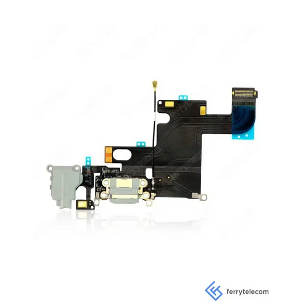 Charging Port Kabel - Ladebuchse - Ladebuchse Kompatibel für iPhone 6 (Aftermarket Qualität) (Gold)