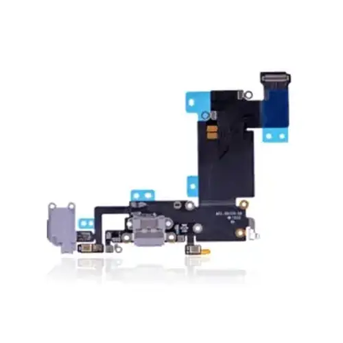 Charging Port Kabel - Ladebuchse - Ladebuchse Kompatibel für iPhone 6S Plus (Aftermarket Qualität) (Space Grau)