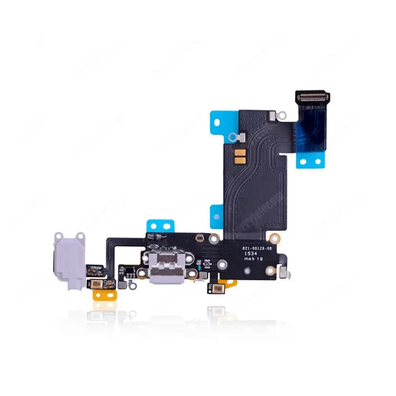 Charging Port Kabel - Ladebuchse - Ladebuchse Kompatibel für iPhone 6S Plus (Premium) (Silber)