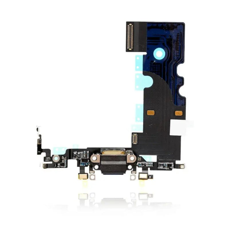 Charging Port Kabel - Ladebuchse - Ladebuchse Kompatibel für iPhone 8 (Aftermarket Qualität) (Space Grau)