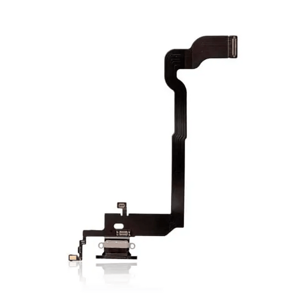 Charging Port Kabel - Ladebuchse - Ladebuchse Kompatibel für iPhone X (Aftermarket Qualität) (Space Grau)