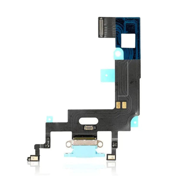 Charging Port Kabel - Ladebuchse - Ladebuchse Kompatibel für iPhone XR (Aftermarket Qualität) (Blau)