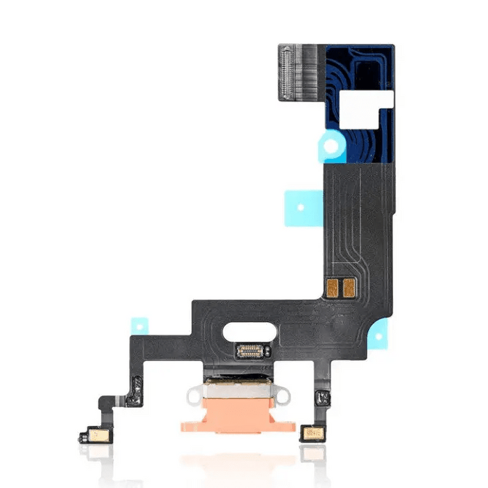 Charging Port Kabel - Ladebuchse - Ladebuchse Kompatibel für iPhone XR (Aftermarket Qualität) (Coral)