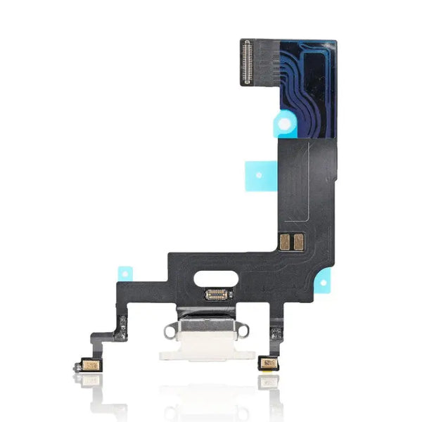 Charging Port Kabel - Ladebuchse - Ladebuchse Kompatibel für iPhone XR (Aftermarket Qualität) (Weiß)