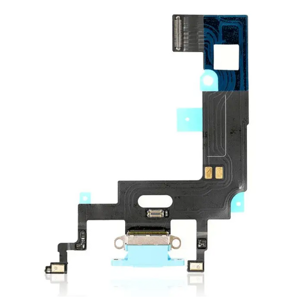 Charging Port Kabel - Ladebuchse - Ladebuchse Kompatibel für iPhone XR (Premium) (Blau)