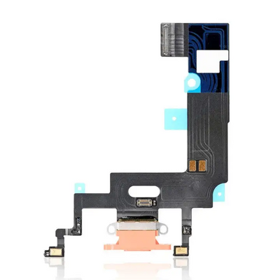 Charging Port Kabel - Ladebuchse - Ladebuchse Kompatibel für iPhone XR (Premium) (Coral)