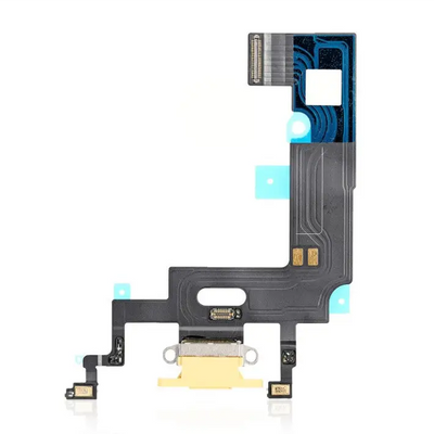 Charging Port Kabel - Ladebuchse - Ladebuchse Kompatibel für iPhone XR (Premium) (Gelb)