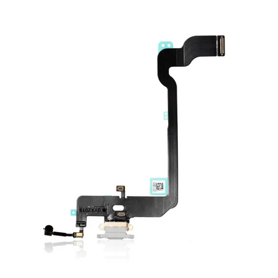 Charging Port Kabel - Ladebuchse - Ladebuchse Kompatibel für iPhone XS (Aftermarket Qualität) (Silber)