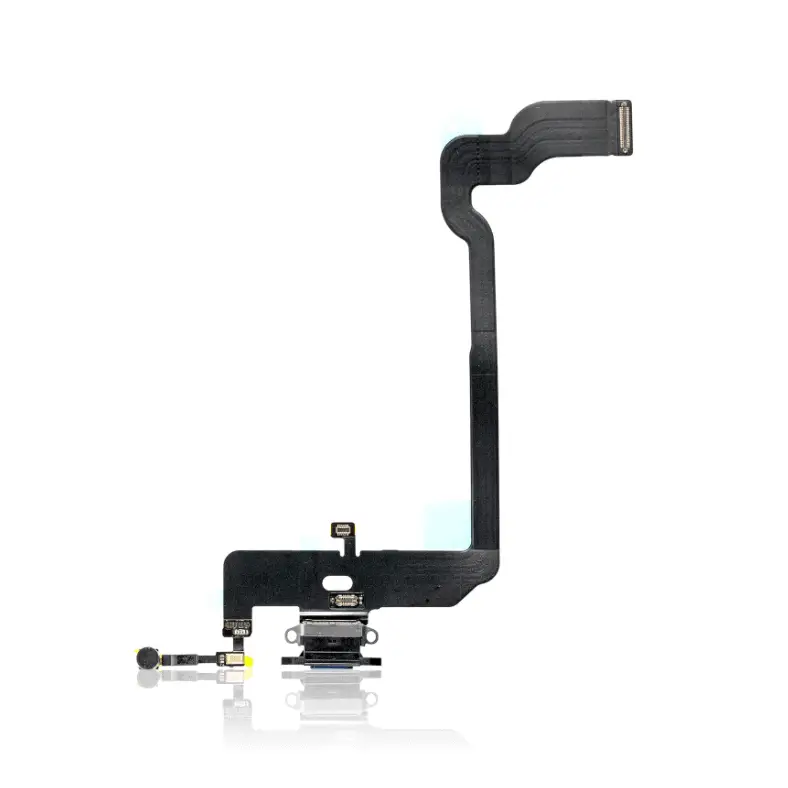 Charging Port Kabel - Ladebuchse - Ladebuchse Kompatibel für iPhone XS (Aftermarket Qualität) (Space Grau)