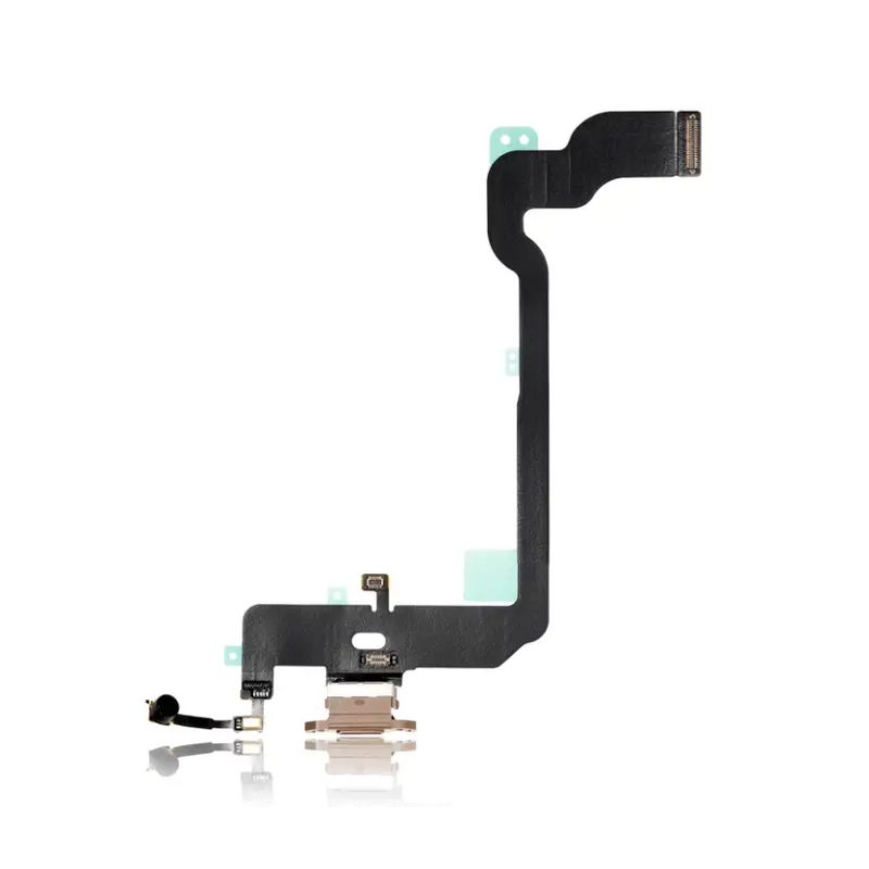 Charging Port Kabel - Ladebuchse - Ladebuchse Kompatibel für iPhone XS Max (Aftermarket Qualität) (Gold)