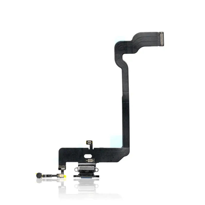 Charging Port Kabel - Ladebuchse - Ladebuchse Kompatibel für iPhone XS (Premium) (Space Grau)
