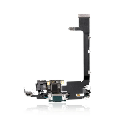 Charging Port Kabel - Ladebuchse - Ladebuchse mit Board Kompatibel für iPhone 11 Pro Max (Mittenight Grün) (Premium)