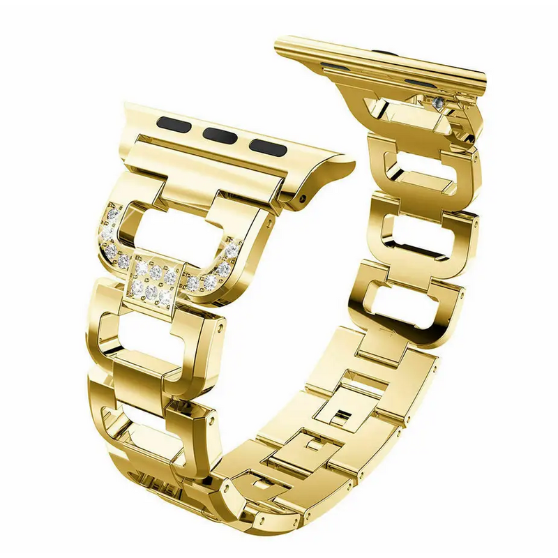 Diamant Aluminium Armband für Apple Watch (38/40/41mm) - Gold