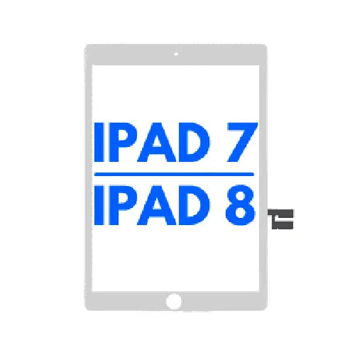 Digitizer für iPad 7 (10.2″ / 2019) / iPad 8 (10.2″ / 2020) (kompatibel) (Weiß)