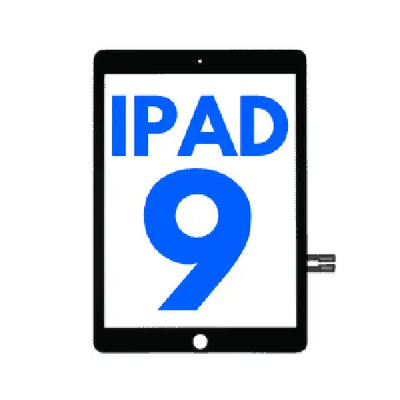 Digitizer für iPad 9 (10.2″ / 2021) (Gezogen) (Schwarz)
