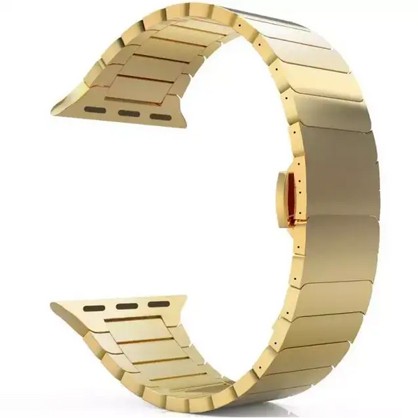 Elegantes Aluminium Armband für Apple Watch (38/40/41mm) - Gold