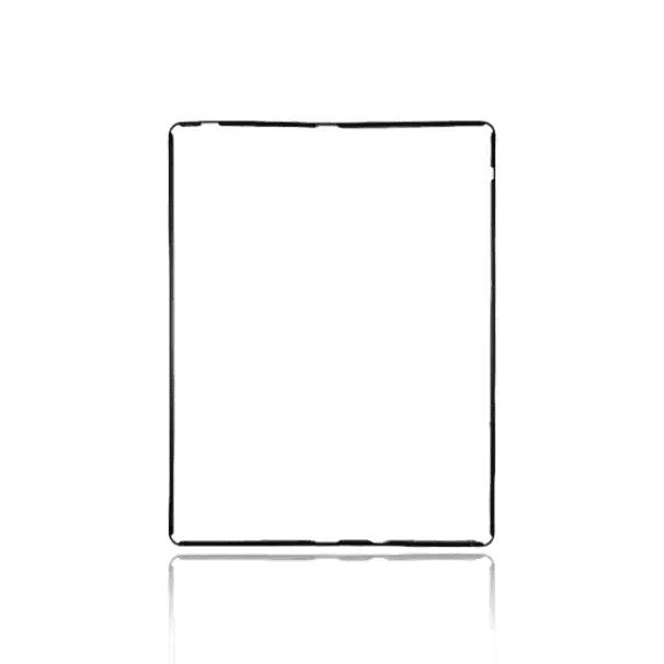 Frame - Rahmen mit Kleber für iPad 2 (Schwarz) - Frame