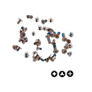 Full Schraube Set Kompatibel für iPhone X - Schraubes