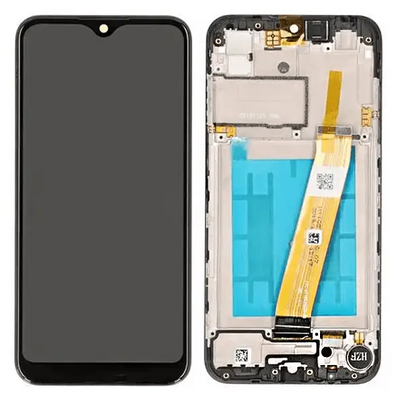 Galaxy A01 Schwarz OLED Display Bildschirm - SM-A015F / GH81-18209A (Service Pack)