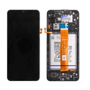 Galaxy A12 Schwarz OLED (including Batterie - Akku) Touchscreen - SM-A125F / GH82-24708A / GH82-24709A (Service Pack)