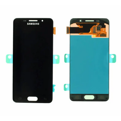 Galaxy A3 2016 Schwarz OLED Display Bildschirm – A310F / GH97-18249B / GH97-19803B (Service Pack)