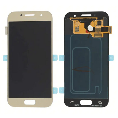 Galaxy A3 2017 Gold OLED Display Bildschirm – SM-A320F / GH97-19732B / GH97-19753B (Service Pack)