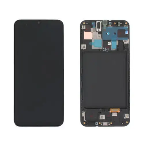 Galaxy A30 Schwarz OLED Display Bildschirm - SM-A305F / GH82-19202A / GH82-19725A (Service Pack)
