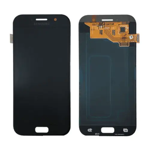 Galaxy A5 2017 Schwarz OLED Display Bildschirm