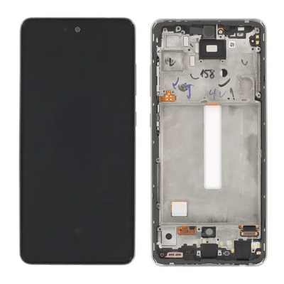 Galaxy A52 4G/5G Weiß OLED Display Bildschirm – SM-A525/526 / GH82-25524D / GH82-25526D / GH82-25754D (Service Pack)