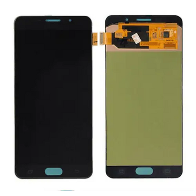 Galaxy A7 2016 Schwarz OLED Display Bildschirm