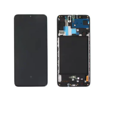 Galaxy A70 Schwarz OLED Display Bildschirm - SM-A705F / GH82-19747A / GH82-19787A (Service Pack)