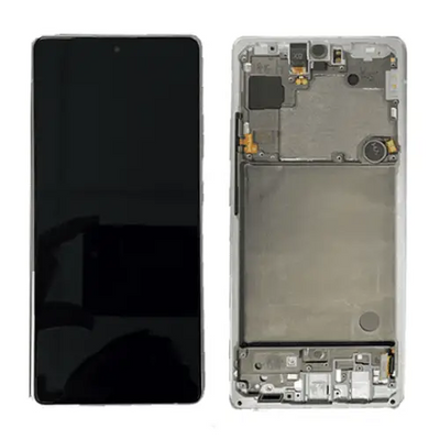 Galaxy A71 5G Silber OLED Display Bildschirm