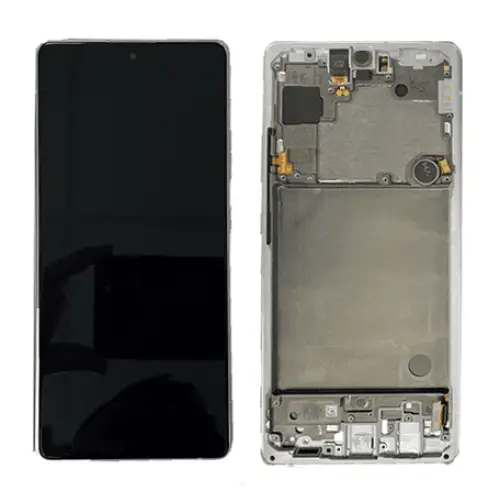 Galaxy A71 5G Silber OLED Display Bildschirm