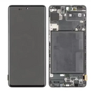 Galaxy A71 Schwarz OLED Display Bildschirm - SM-A715F / GH82-22152A / GH82-22248A (Service Pack)