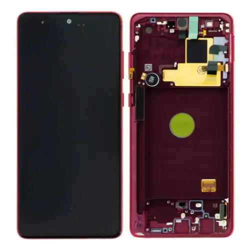 Galaxy Note 10 Lite Rot OLED Display Bildschirm - SM-N770F / GH82-22055C / GH82-22192C (Service Pack)