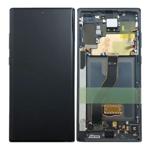 Galaxy Note 10 Plus Schwarz OLED Display Bildschirm - SM-N975 / GH82-20838A / GH82-20900A (Service Pack)