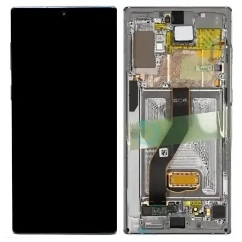 Galaxy Note 10 Silber OLED Display Bildschirm - SM-N970 / GH82-20818C / GH82-20817C (Service Pack)