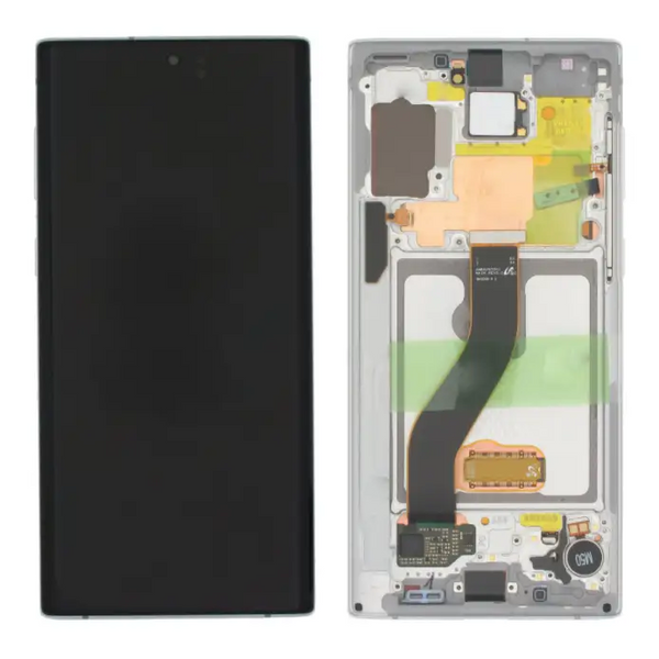 Galaxy Note 10 Weiß OLED Display Bildschirm - SM-N970 / GH82-20818B / GH82-20817B (Service Pack)