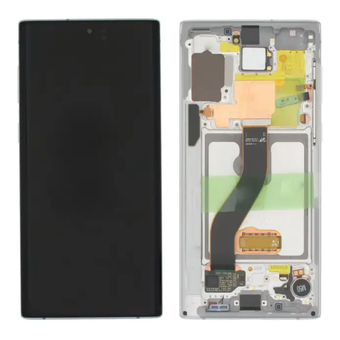 Galaxy Note 10 Weiß OLED Display Bildschirm - SM-N970 / GH82-20818B / GH82-20817B (Service Pack)
