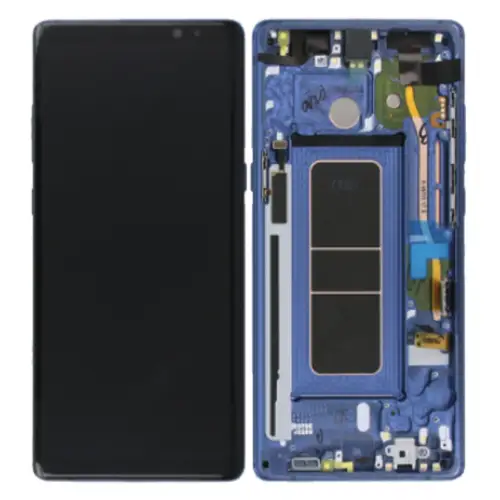 Galaxy Note 8 Blau OLED Display Bildschirm - SM-N950 / GH97-21065B / GH97-21066B (Service Pack)