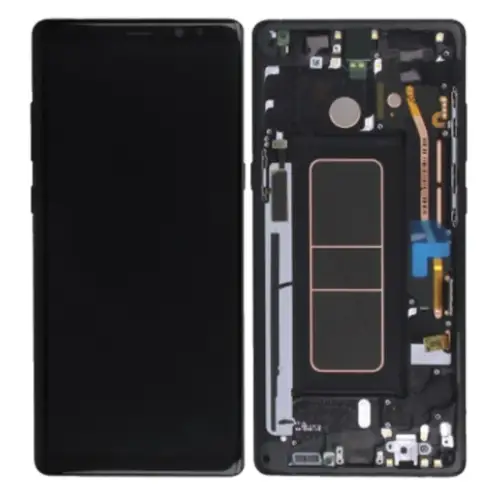 Galaxy Note 8 Schwarz OLED Display Bildschirm - SM-N950 / GH97-21065A / GH97-21066A (Service Pack)
