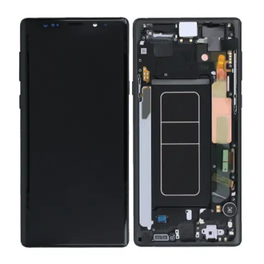 Galaxy Note 9 Schwarz OLED Display Bildschirm - SM-N960F / GH97-22269A / GH97-22270A (Service Pack)